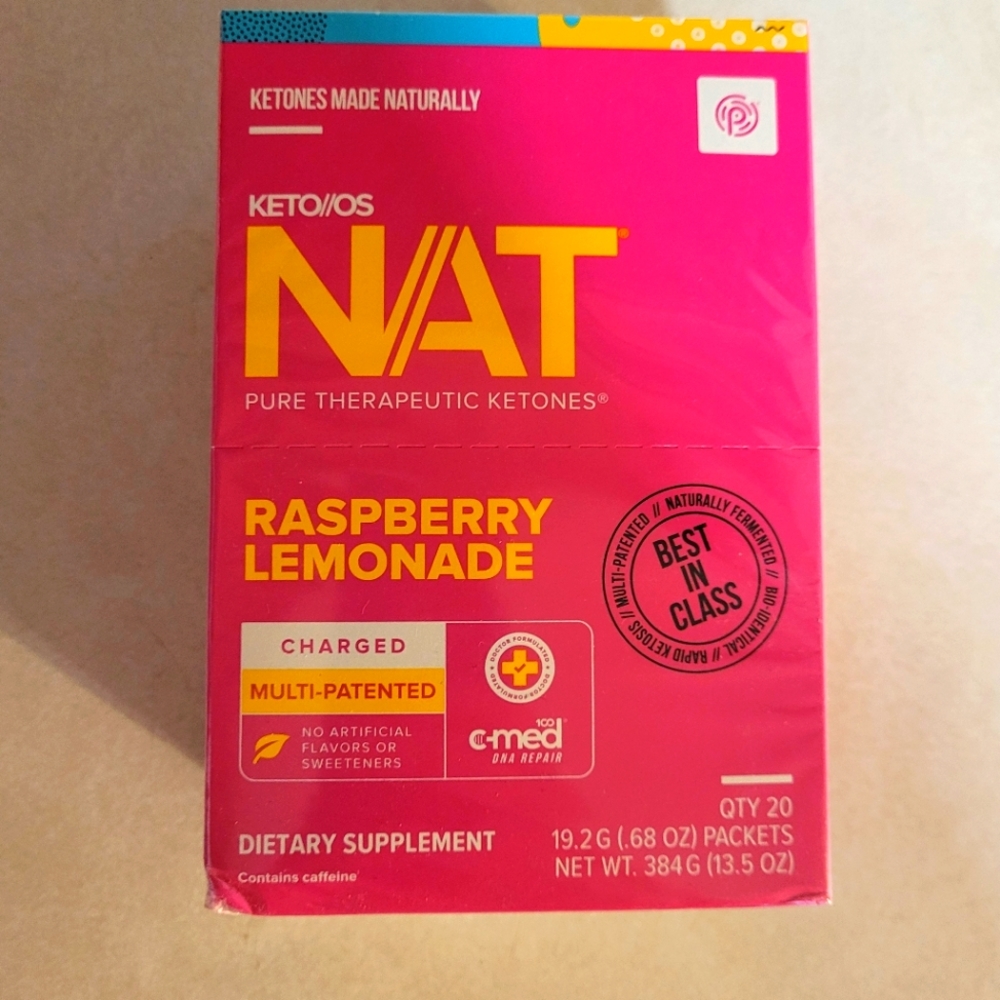 BRAND NEW Rasberry Lemonade NAT Ketones Prüvit